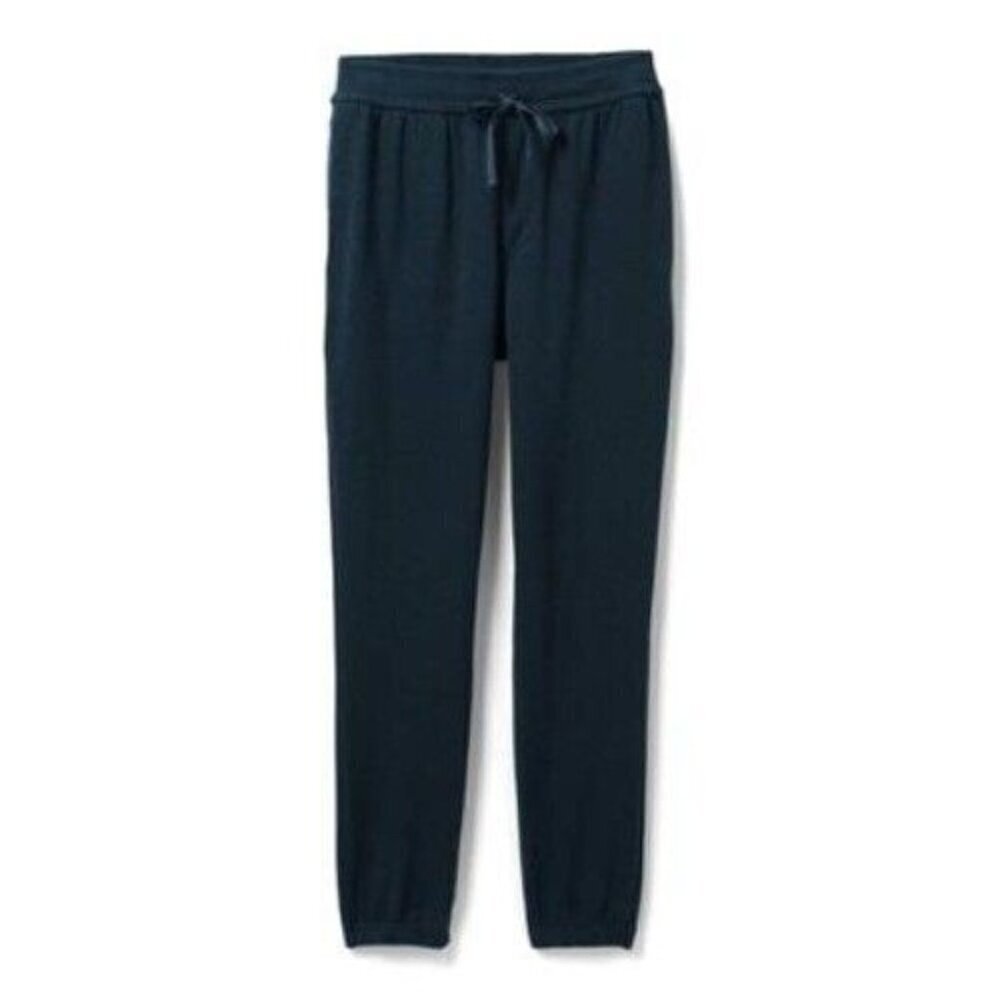 PrAna Cardiff Fleece Sweatpant Dark Sky Heather XL Soft Lining Blue Hemp
